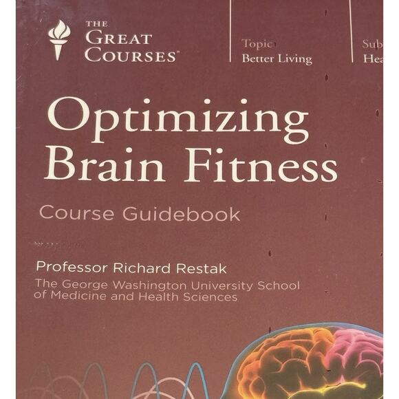 Richard Restak - Optimizing Brain Fitness 2-DVDs 2011 Great Courses 12 Lectures - Picture 2 of 8
